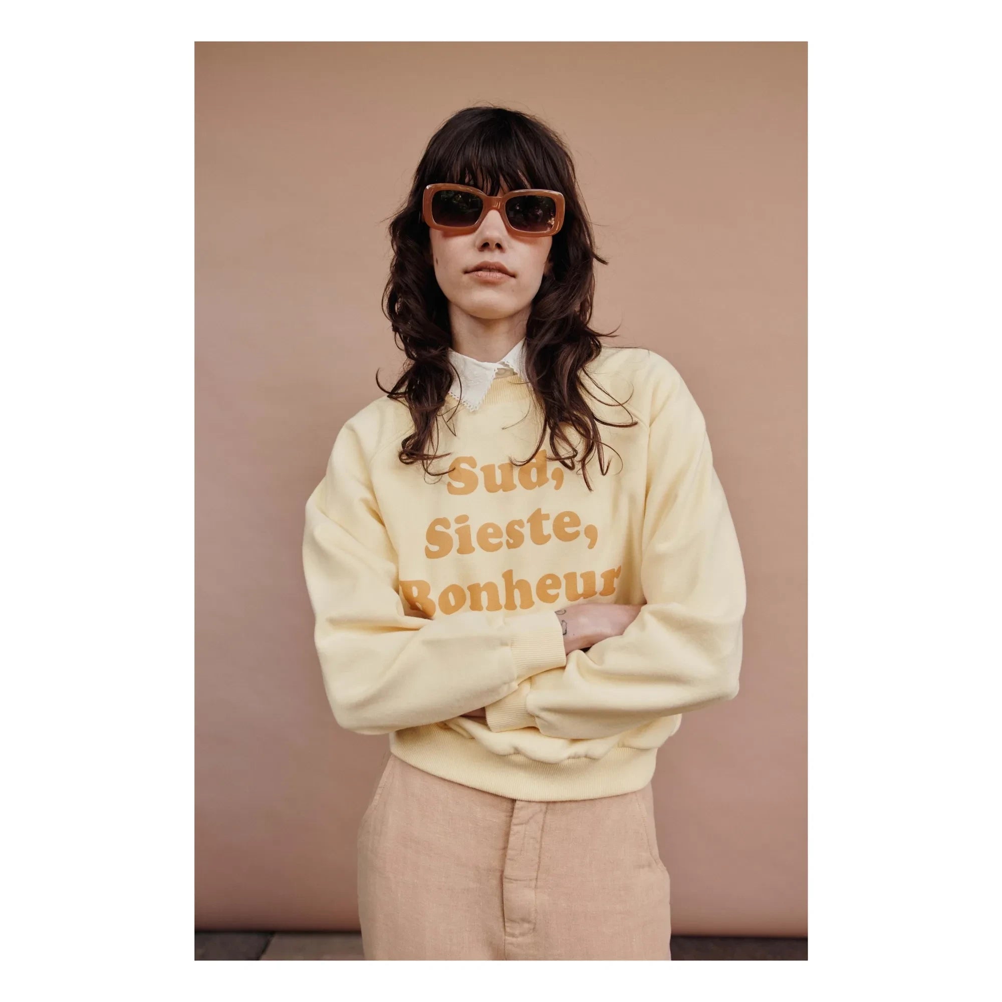 Emile et Ida - Sweat Message Organic Cotton | Mimosa