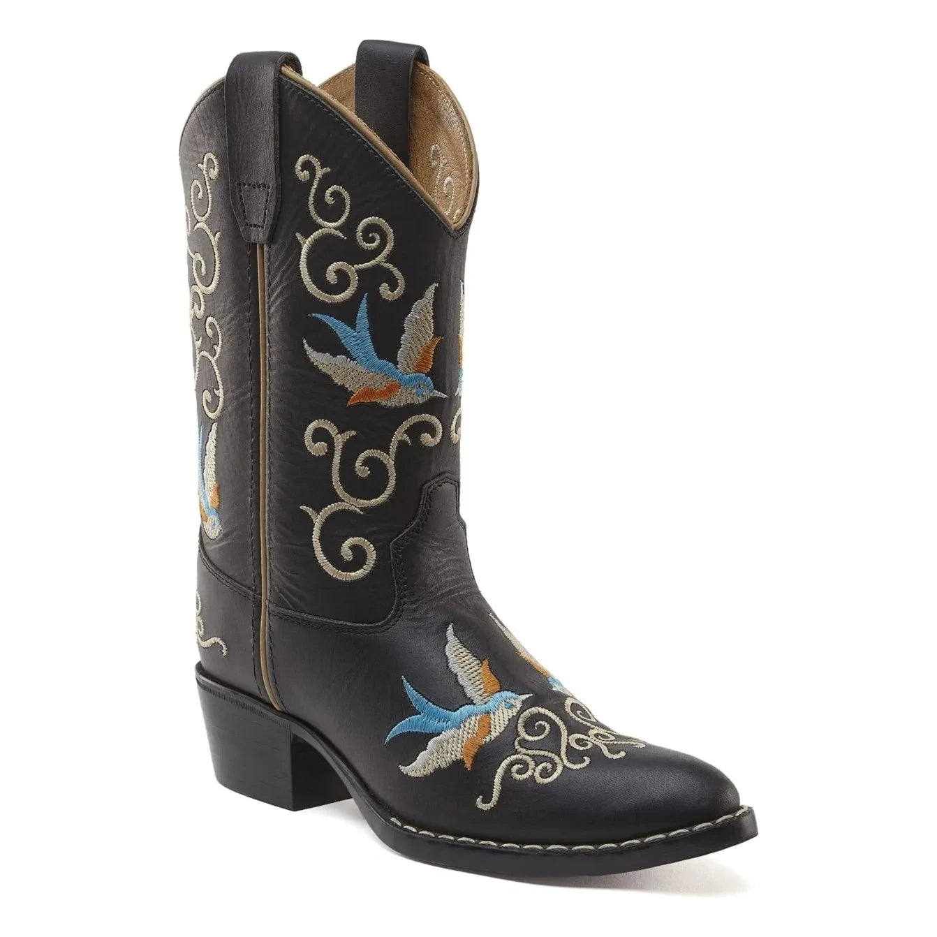 Bootstock - Santiags Deri Dappermaentje X Bootstock | Siyah
