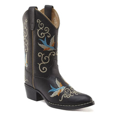 Bootstock - Santiags Deri Dappermaentje X Bootstock | Siyah