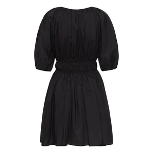 Matteau - Shired Draped Mini Dress | Black