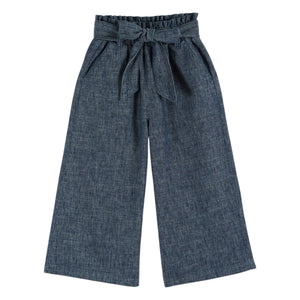 Emile et Ida - Loose-fitting trousers with belt | Navy Blue