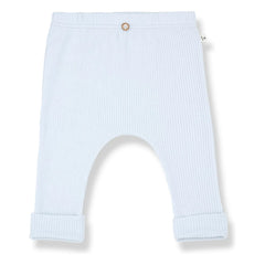1+ in the family - Marcel Ribbed Leggings | Light Blue