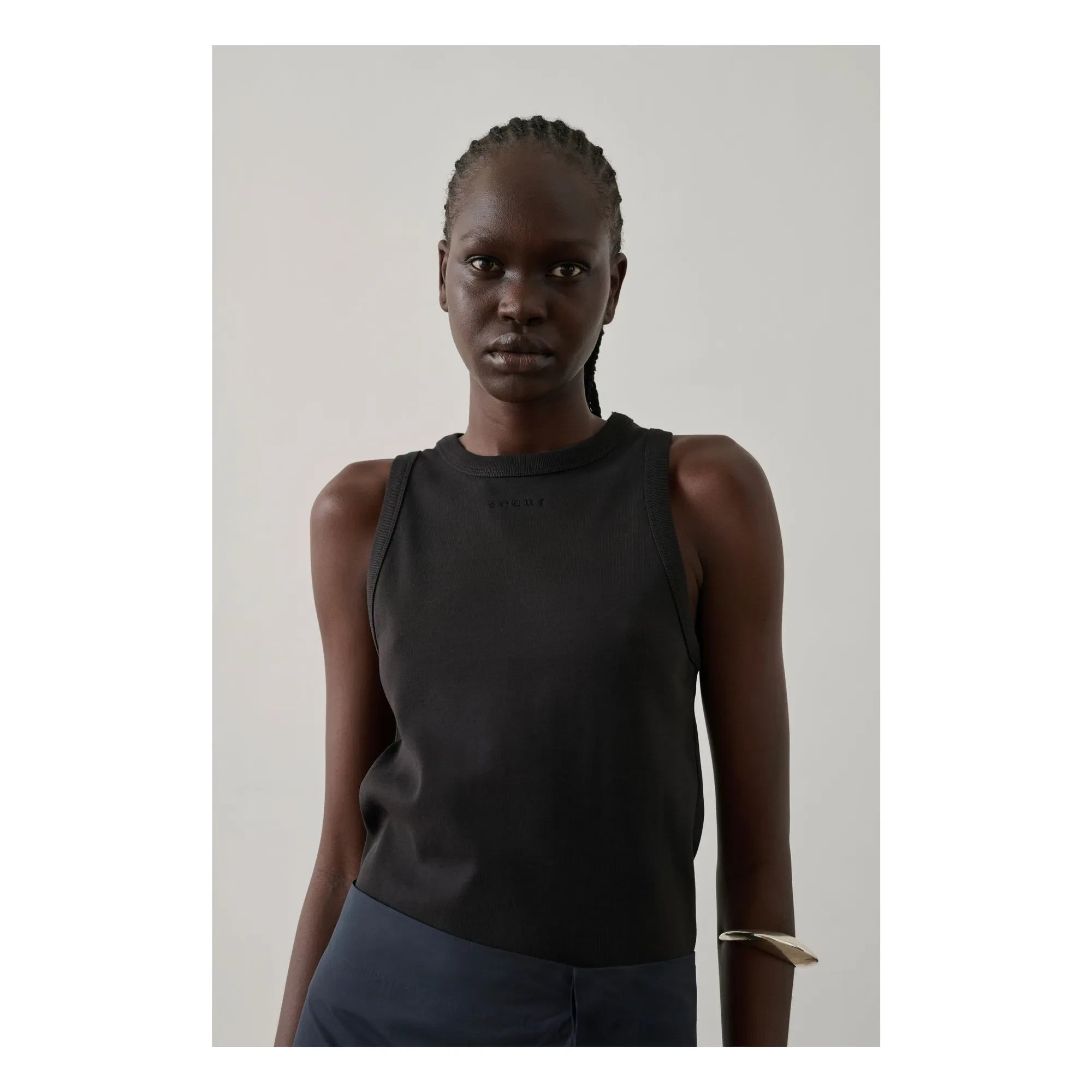 Soeur - Dolly Tanktop aus Bio-Baumwolle | Carbon