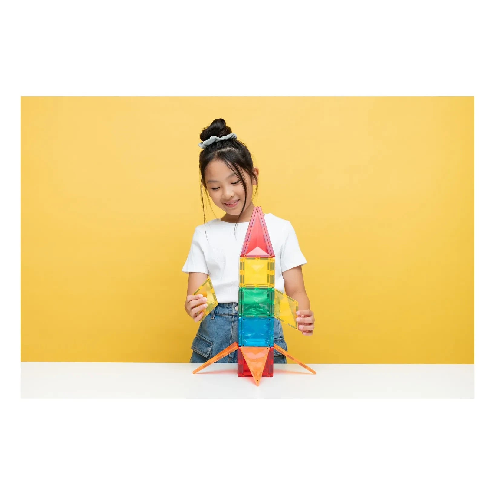 Connetix - Light Rocket Pack - 30 parça | Rainbow