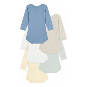Petit Bateau - Batch 5 Bodies Semainier Organik Pamuk | Sarı