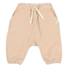 Búho - Soft Velours Organik Pamuk Pantolon | Sand