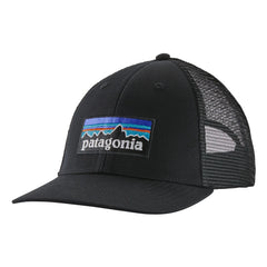 Patagonia - Organik Pamuk P-6 Logo Trucker Şapka | Siyah