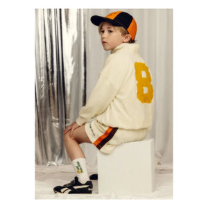 Mini Rodini - Alien City Organic Cotton Terry Sweatshirt | Ecru