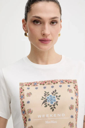 Weekend Max Mara PANTERA Pamuklu Tişört