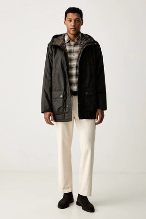 Barbour erkek wax Bedale parka