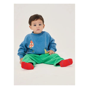 Bobo Choses - Mantar Pantolon Kadife Organik Pamuk | Yeşil
