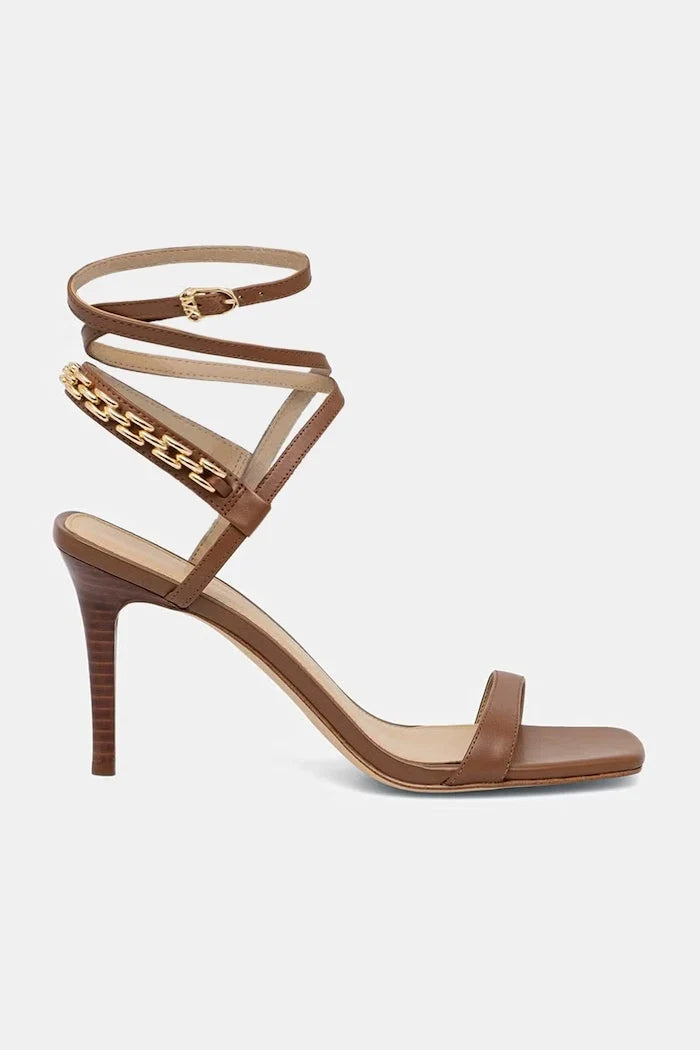 MICHAEL Michael Kors Marcia Topuklu Deri Sandalet