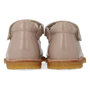 Angulus - Klassische Baby-Schuhe mit Herzmotiv | Hellrosa