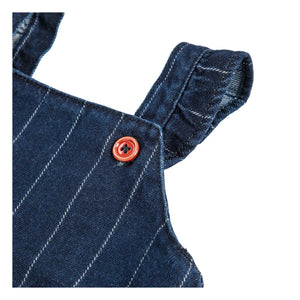 Bobo Choses - Trägerkleid aus Bio-Baumwoll-Denim | Marine