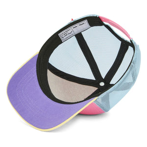 Hello Hossy - Stereo Dog Curved Visor Trucker Cap Bio-Baumwolle | Rosa