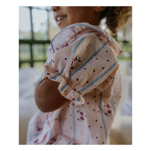 Fliink - Bluse mit Rüschen Colombe | Rosa
