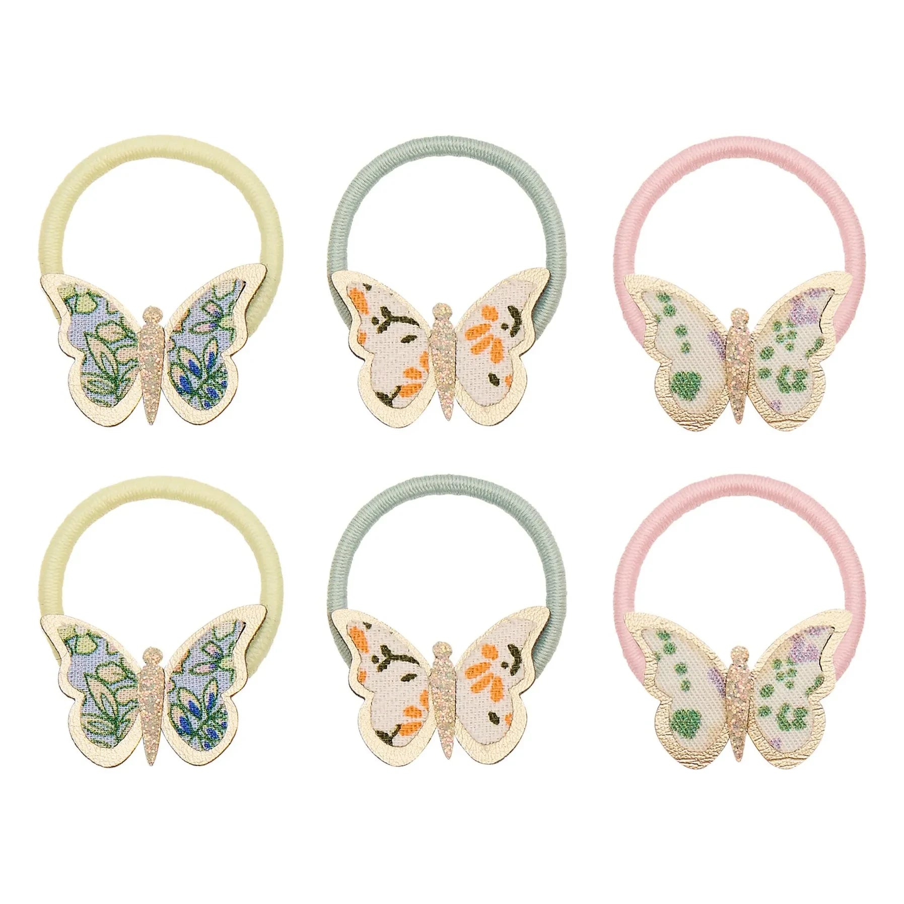 Mimi & Lula - 6-Piece Floral Hair Clip Set | Light Blue