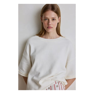 Hod - Solange Pamuk-Sweatshirt | Creme