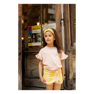 Louis Louise - Gestreifte Iris Shorts | Gelb
