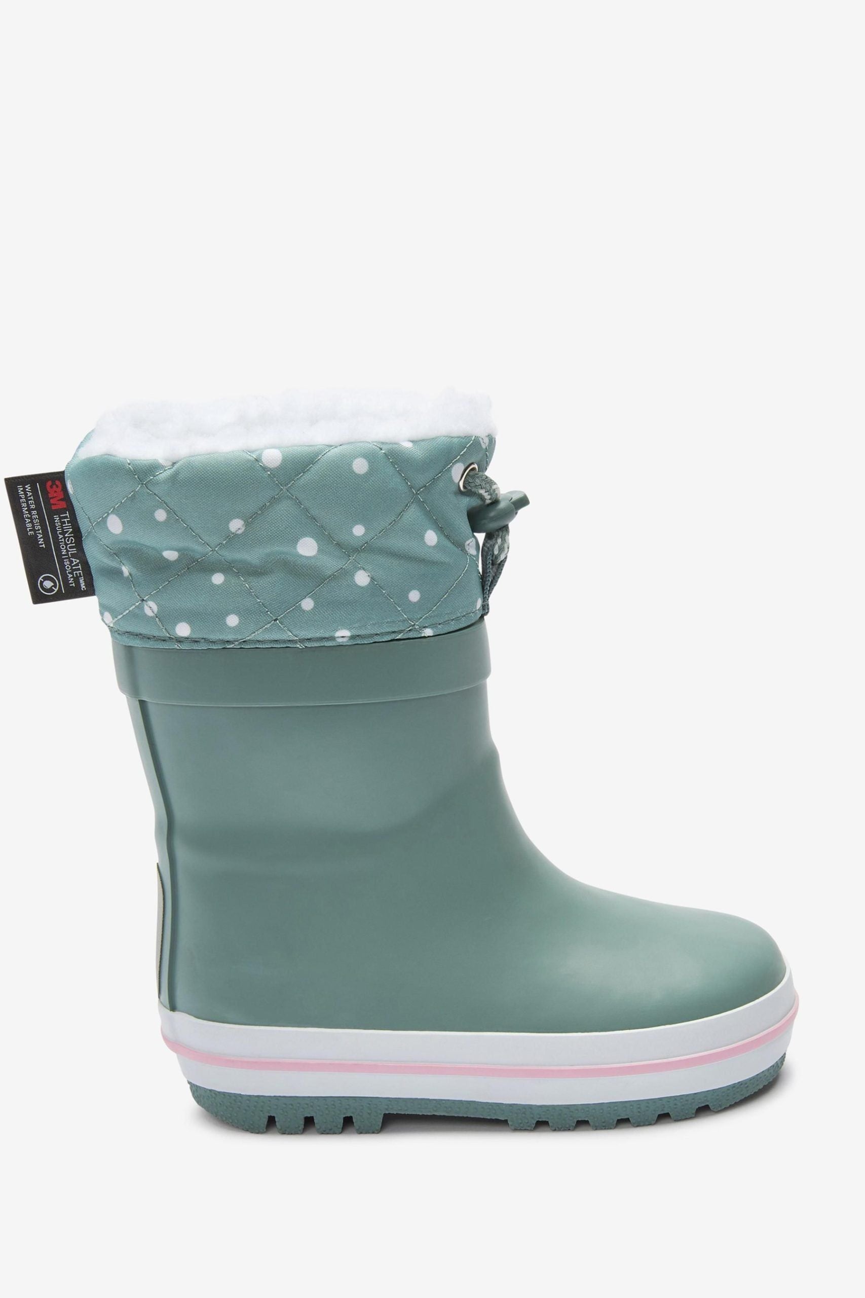 Dinossi - Kız Çocuk Kışlık Kürklü Yumuşak ve Hafif Çizme - 29-Dinossi