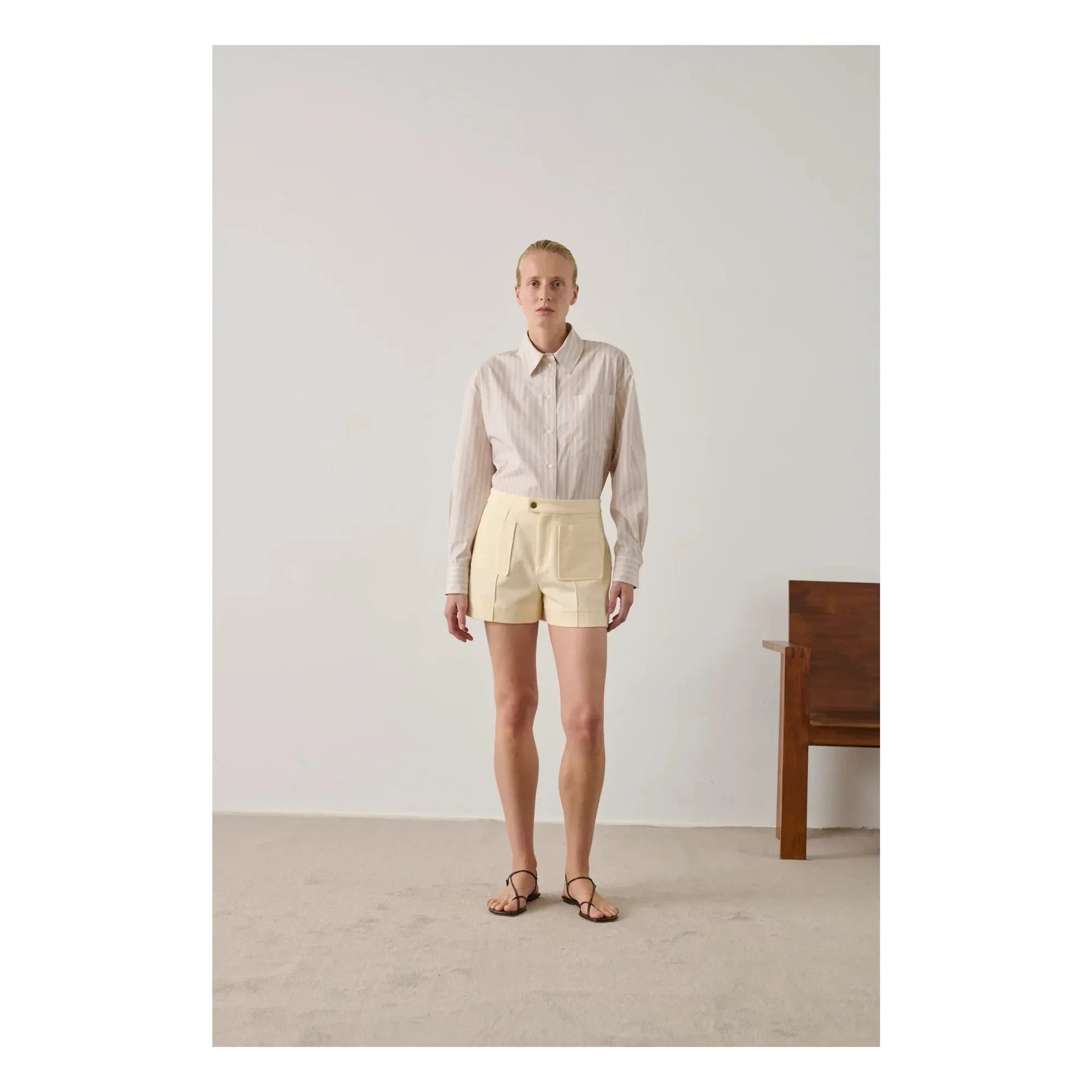 Soeur - Baumwoll-Hover-Shorts | Creme