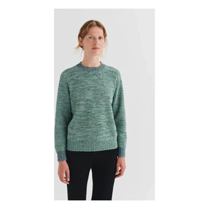 FUB – Mix-Pullover | Blau-Grün