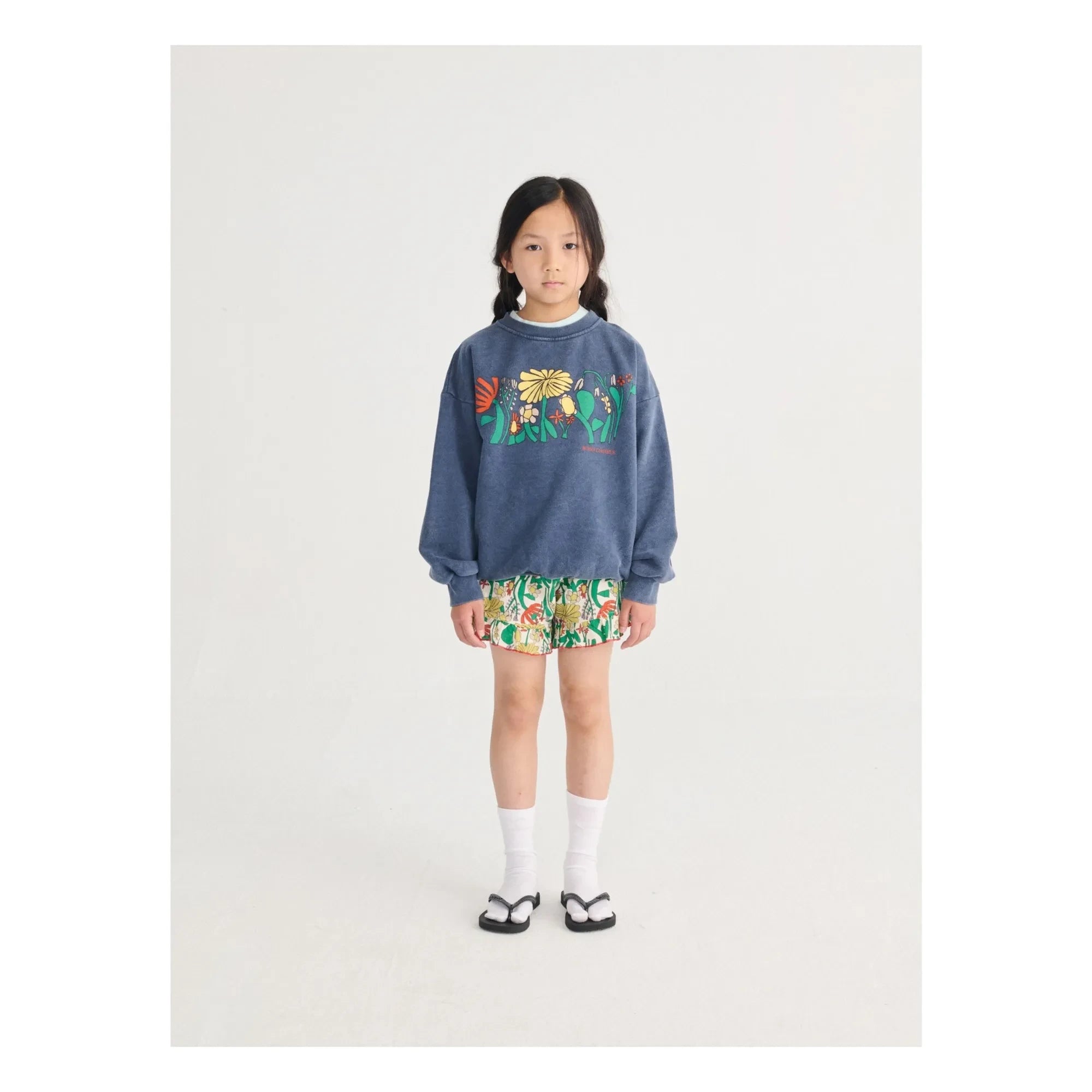Bobo Choses - Herbalist Bio-Baumwoll-Sweatshirt | Marineblau
