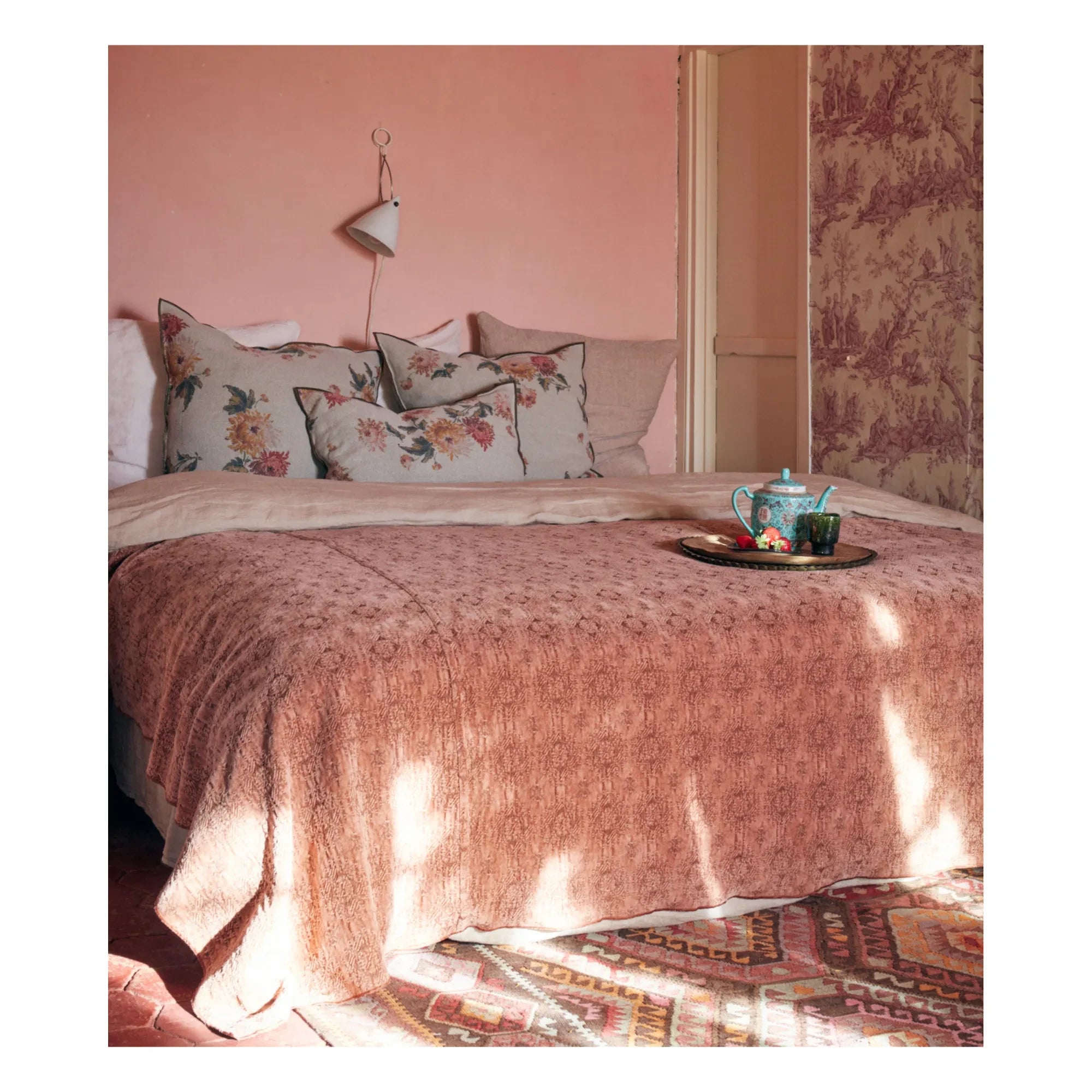 Maison de Vacances - Wabi Sabi Leinen Vice Versa Kissen | Bouquet Impérial