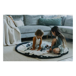 Play and Go - Noomad Oyun Çantası / Mat - Dünya Haritası | Beyaz