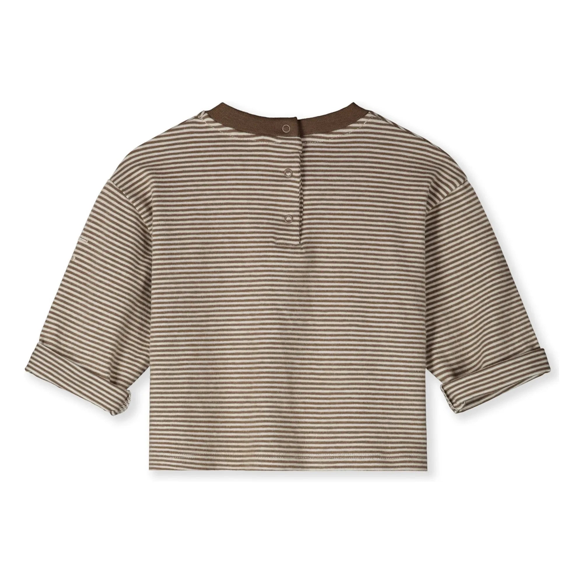 Gray Label - Organik pamuklu T-shirt | Haki kahverengi
