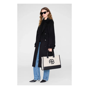 Anine Bing - Lara orta boy tote çanta | Ekru