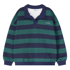 Cos I Said So – Gestreiftes Poloshirt aus Bio-Baumwolle | Marineblau