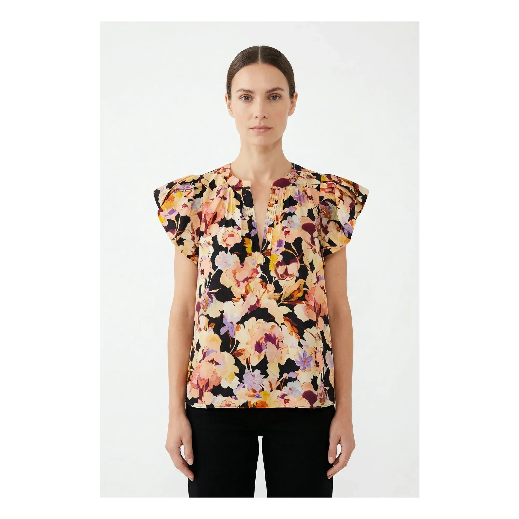 Ulla Johnson - Abril Pamuk Bluz | Pembe