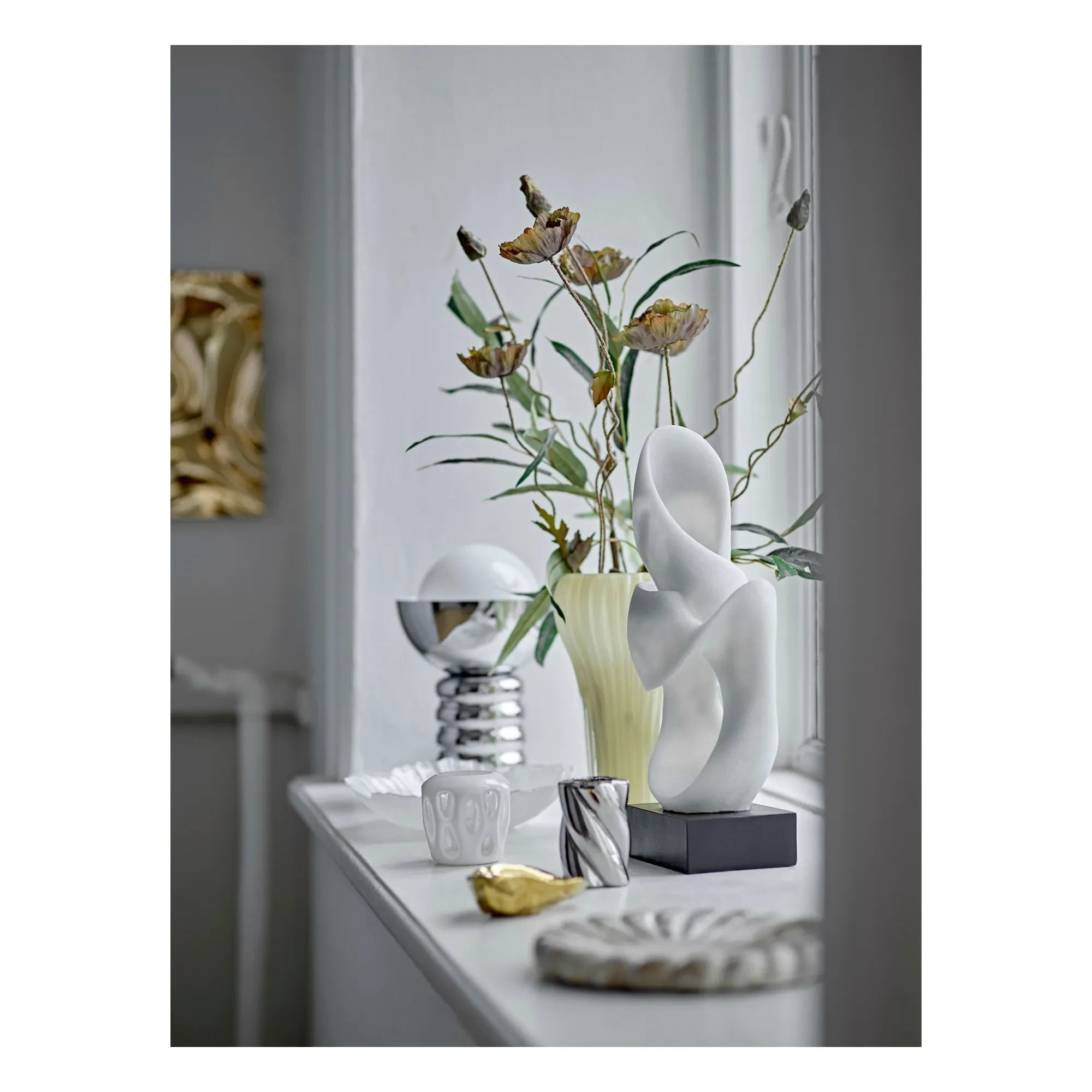 Bloomingville - Averie Glasvase | Gelb