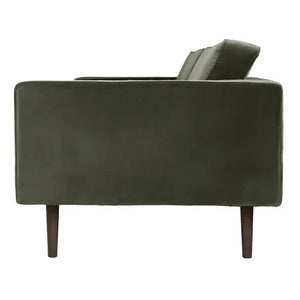 Broste Copenhagen - Wind Velvet 3'lü Kanepe | Zeytin yeşili