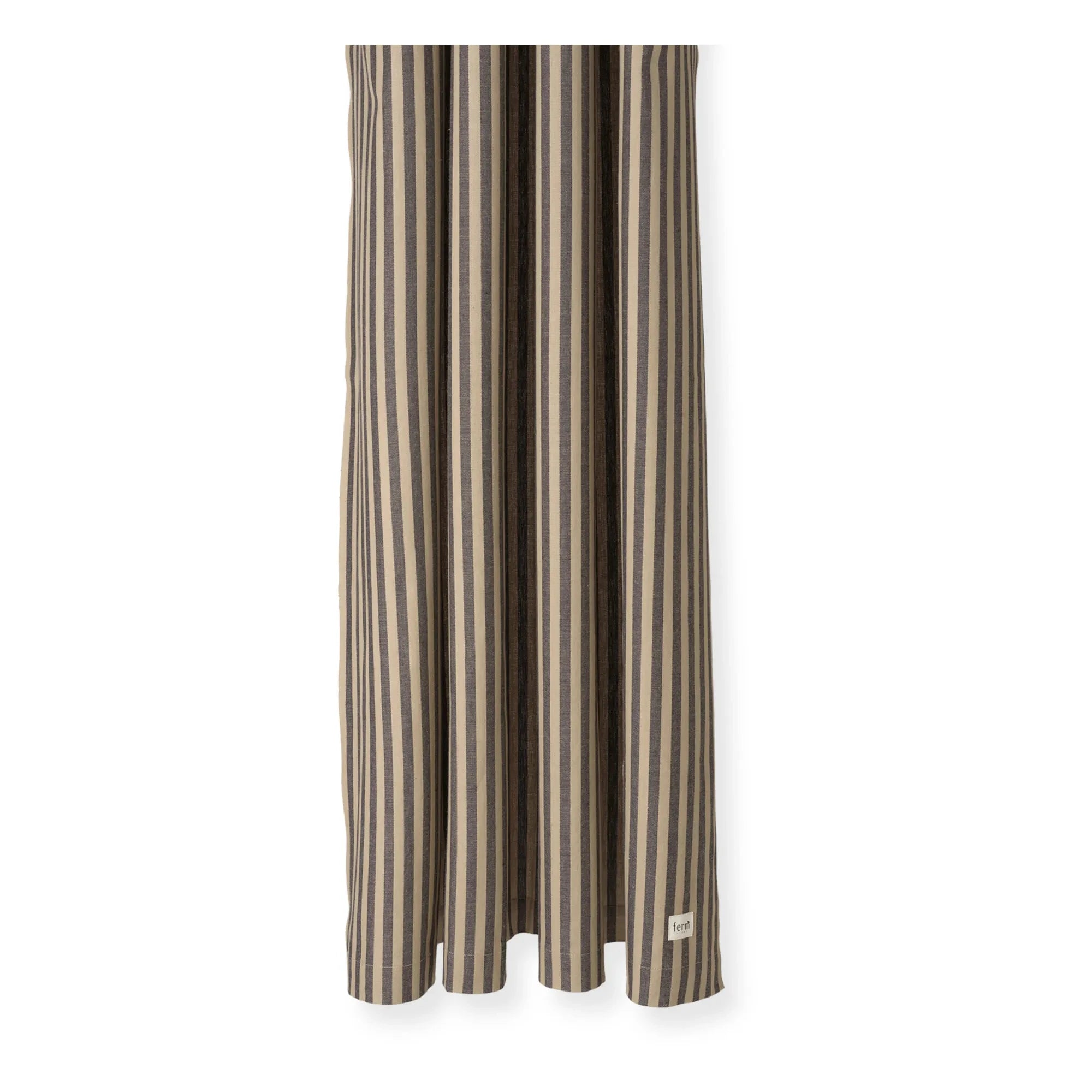 Ferm Living - Black Chambray Shower Curtain