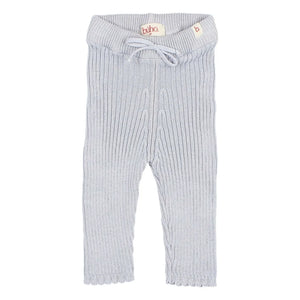 Búho - Fitted Organic Cotton Leggings | Light Blue
