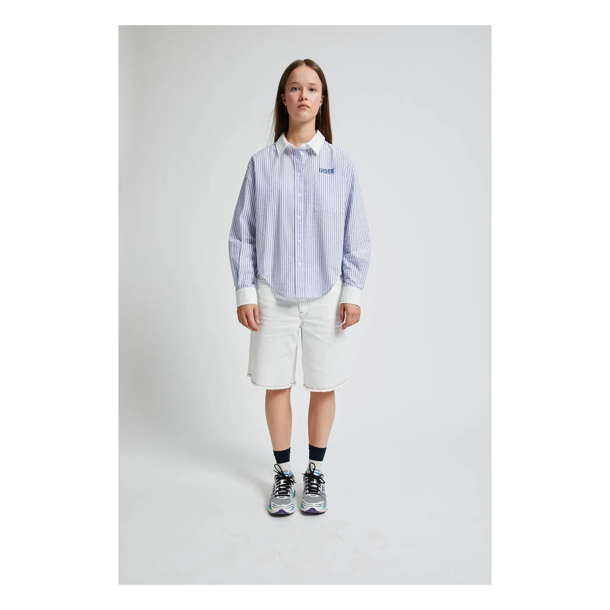 Indee - Vizcaya Gestreiftes Hemd | Blau
