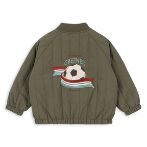 Konges Sløjd - Juno Futbol Bomber Ceket | Haki