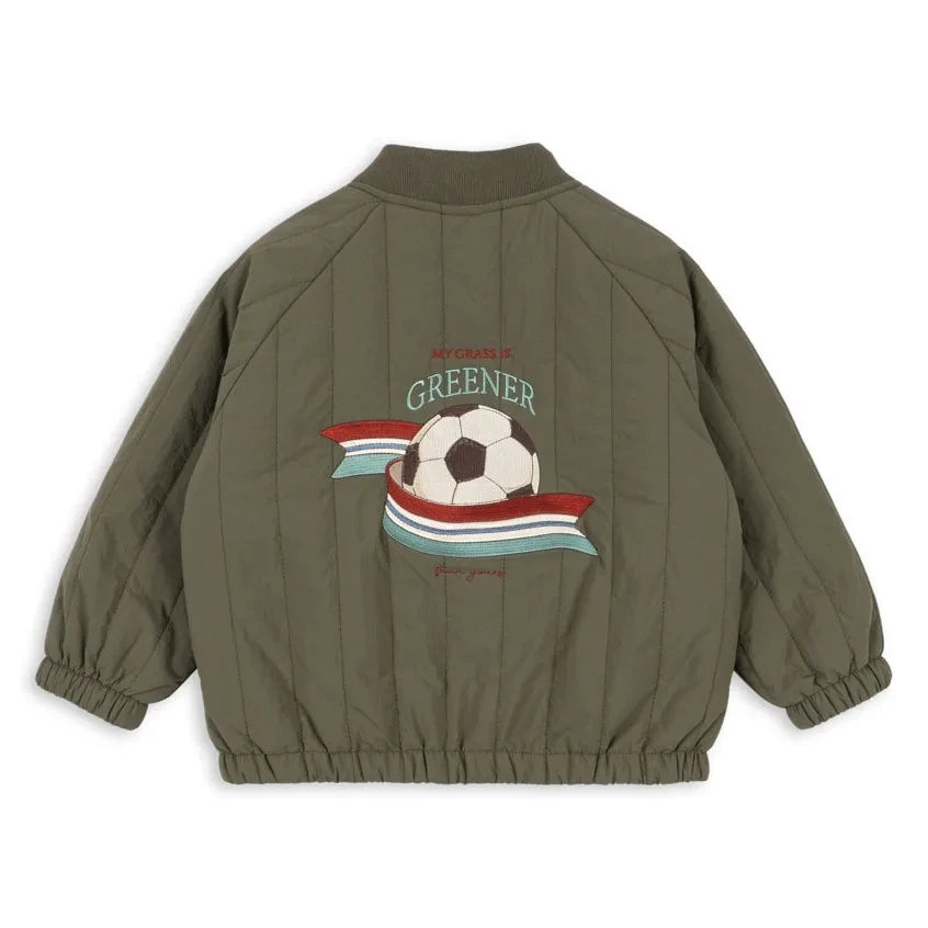 Konges Sløjd - Juno Futbol Bomber Ceket | Haki