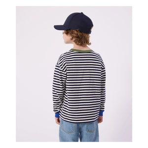 Petit Bateau – Gestreiftes T-Shirt | Blau