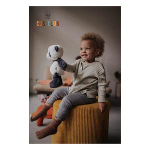 Bon Ton Toys – Panu der Panda Plüsch | Schwarz/Weiß