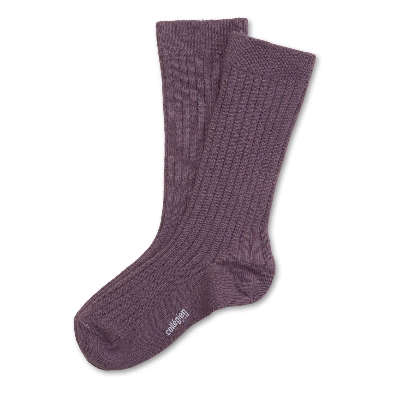 Collégien - Socken aus Wildleder, Kaschmir und Merinowolle | Lila