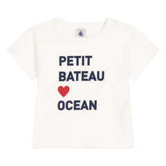 Petit Bateau - Baona Organik Pamuklu Tişört | Beyaz