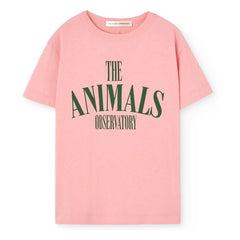 The Animals Observatory - Pupfish T-Shirt aus Bio-Baumwolle | Rosa