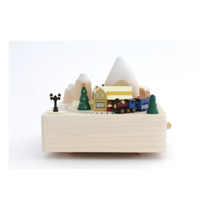 Wooderful Life - Winter Train Wooden Music Box