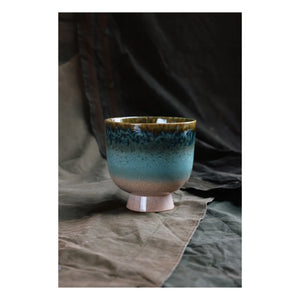 HKliving - Retro Blumentopf | Blau