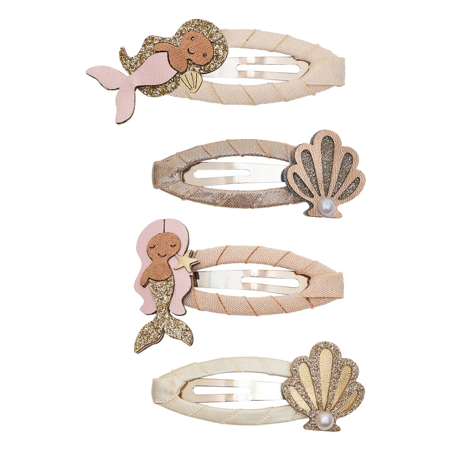 Mimi & Lula - 4er Siren Haarspangen-Set | Gold