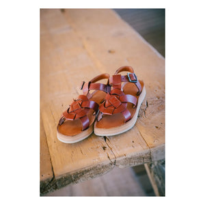 Mapache - Tulum Sandalen | Tabacco