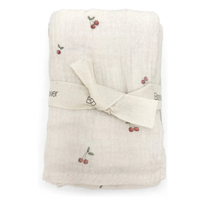 Babyshower - Cherries Nappies - 3’lü Set | Ecru
